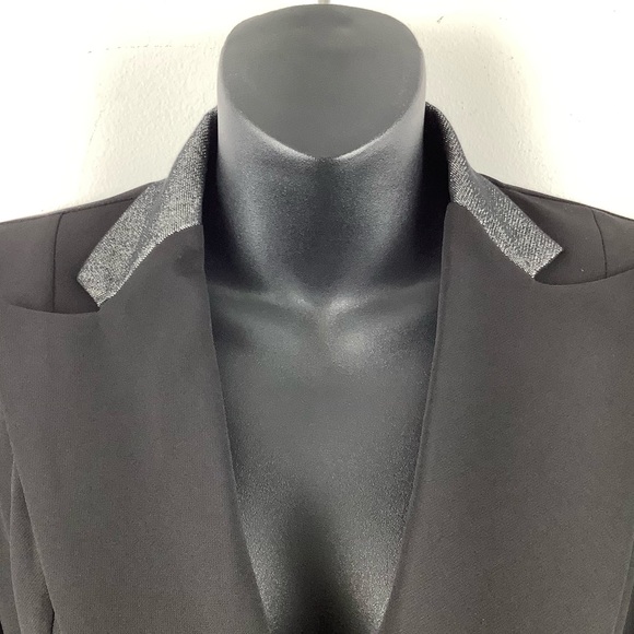 NWT Imperial Belted Blazer Dress in Black/Silver Multi - Picture 5 of 6